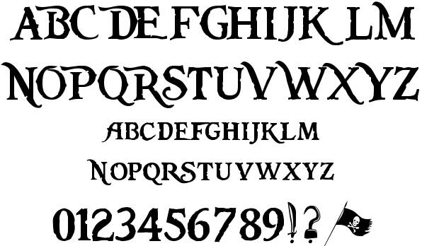 pieces of eight font download